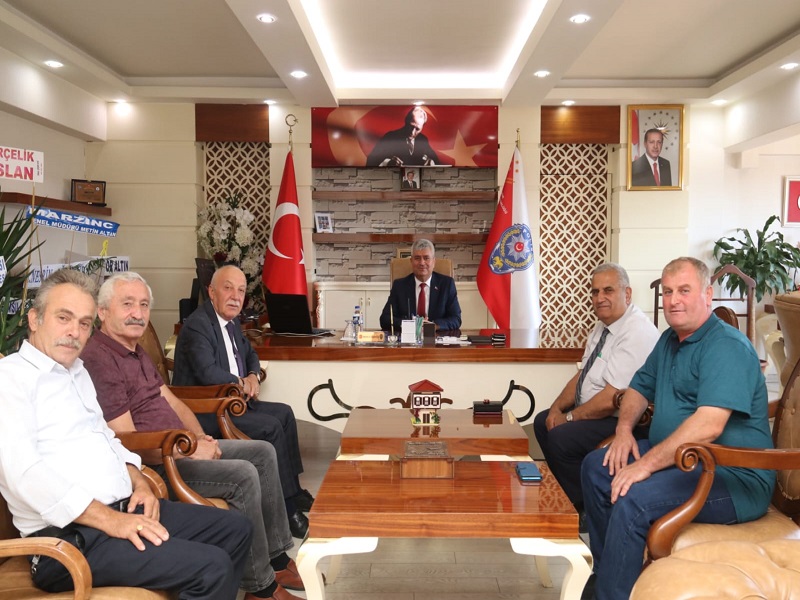 Karabük Ziraat Odası Başkanı ve Beraberindeki Heyetin Sayın Müdürümüzü Ziyaretleri